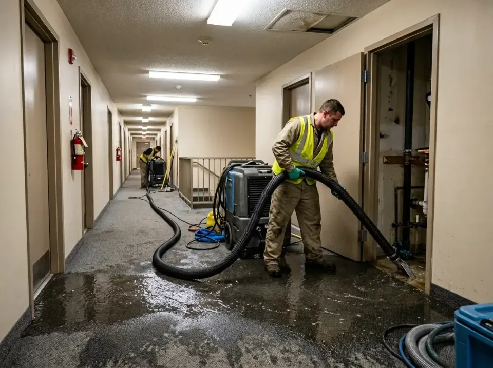 multi-unit-apartment-hallway-f-005 — frequently asked questions, Emergency Burst Pipe Water Extraction & Removal in Holiday,…